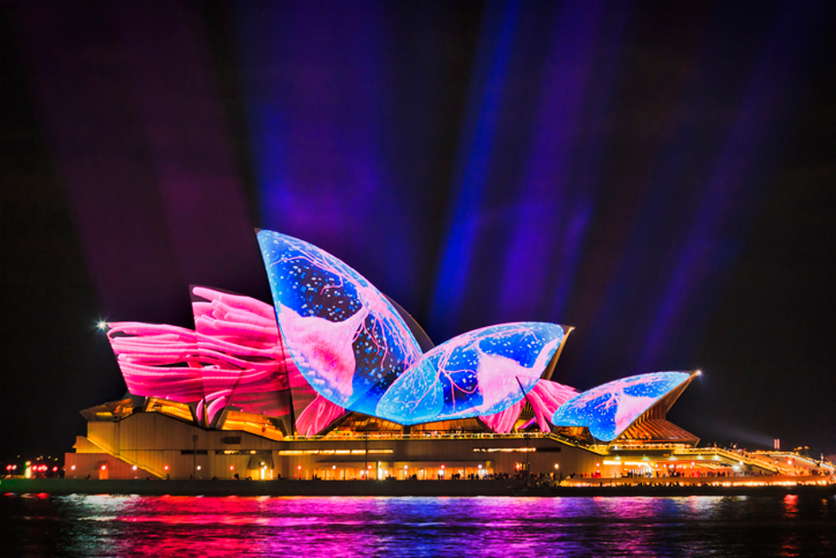 Vivid Sydney lights up the night