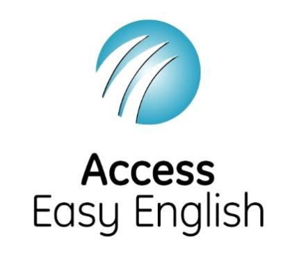 Access Easy English Logo with the words Access Easy English.